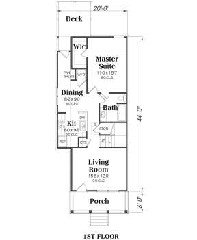 First Floor  for House Plan #009-00141