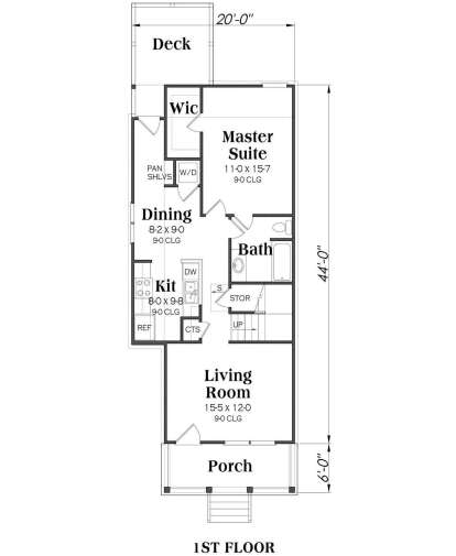 Main Floor  for House Plan #009-00141