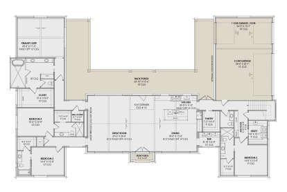 Main Floor  for House Plan #7983-00015