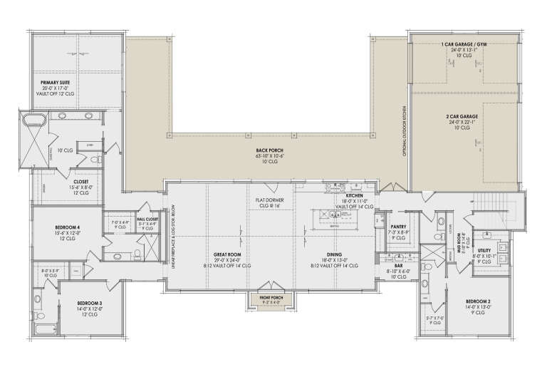 House Plan House Plan #30671 Drawing 1