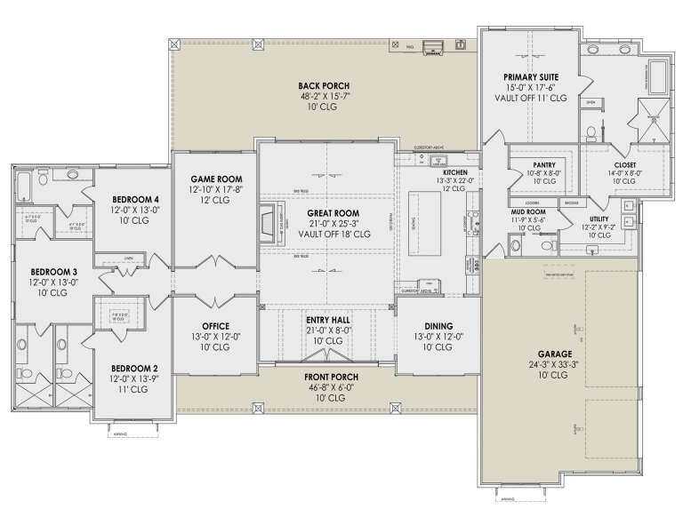 House Plan House Plan #30672 Drawing 1