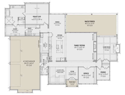 Main Floor  for House Plan #7983-00017