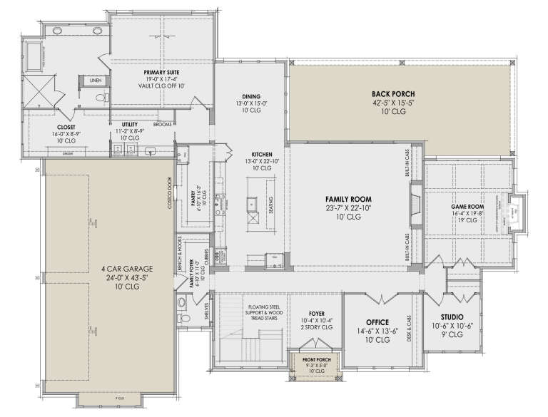 House Plan House Plan #30673 Drawing 1