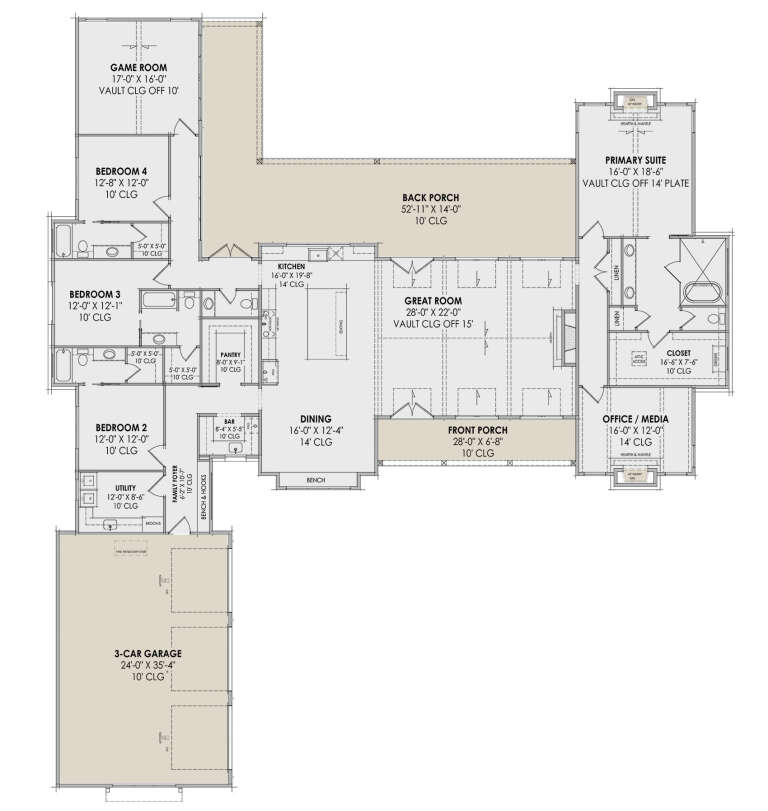 House Plan House Plan #30675 Drawing 1
