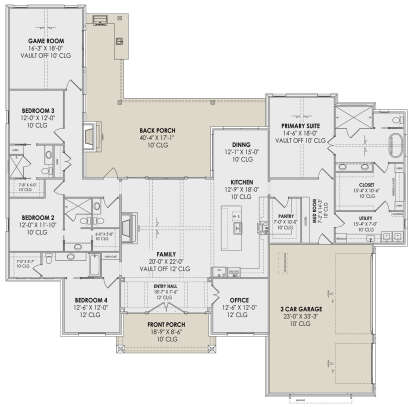 Main Floor  for House Plan #7983-00022