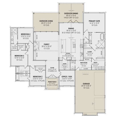 Main Floor  for House Plan #7983-00023