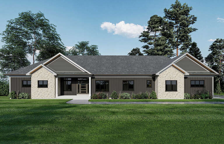 House Plan House Plan #30682 Front Elevation 