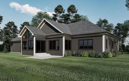 Modern Farmhouse House Plan #8080-00004 Elevation Photo