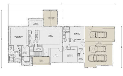 Main Floor  for House Plan #8080-00004
