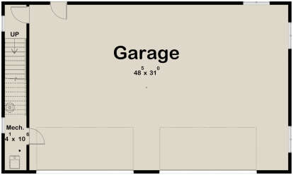 Garage Floor for House Plan #963-00895