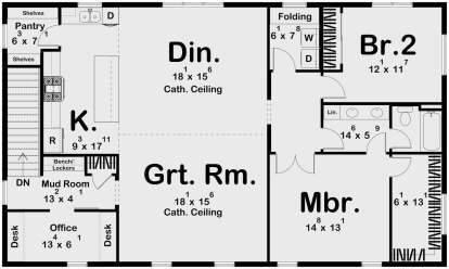 Main Floor for House Plan #963-00895