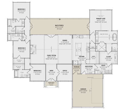 Main Floor  for House Plan #7983-00025