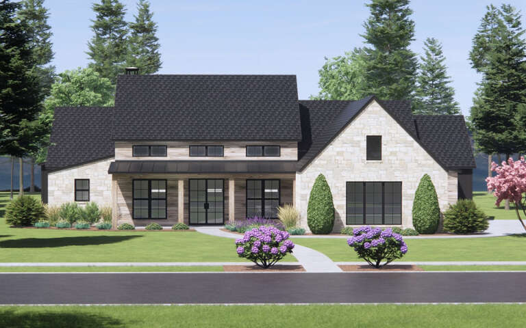 House Plan House Plan #30687 Front Elevation 