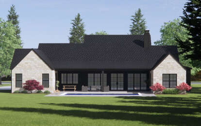 Modern Transitional House Plan #7983-00026 Elevation Photo