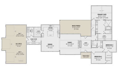 Main Floor  for House Plan #7983-00027