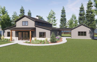 Barn House Plan #7983-00028 Elevation Photo