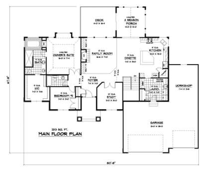 Main Floor for House Plan #098-00091