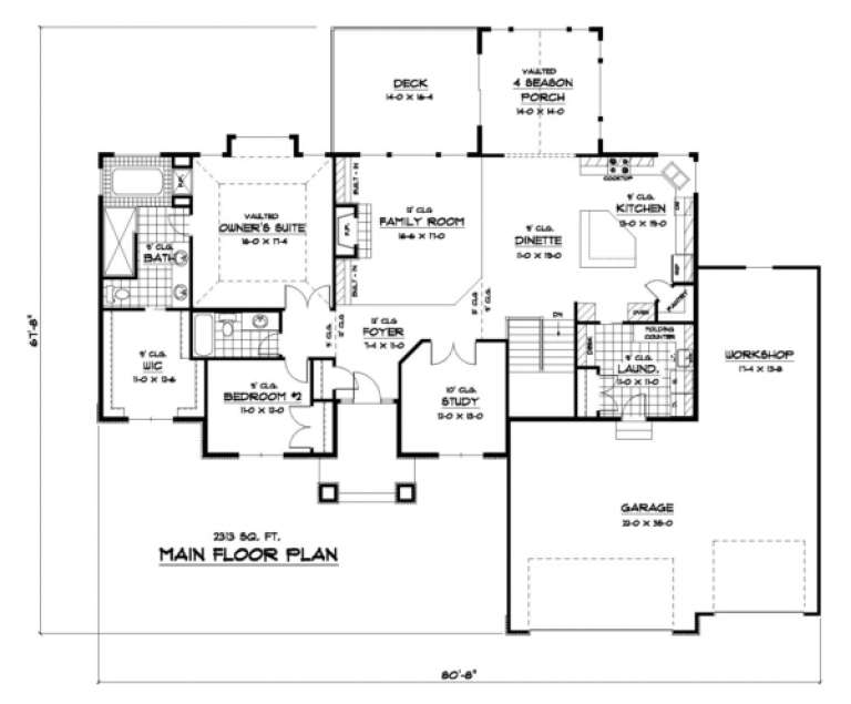 House Plan House Plan #3069 Drawing 1