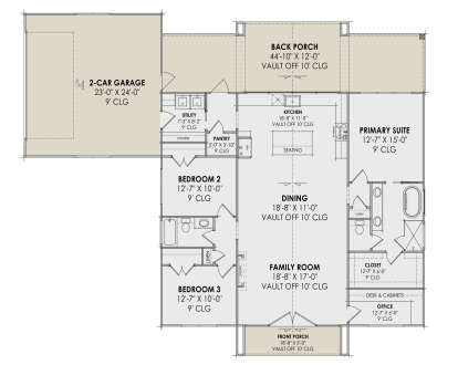 Main Floor  for House Plan #7983-00031