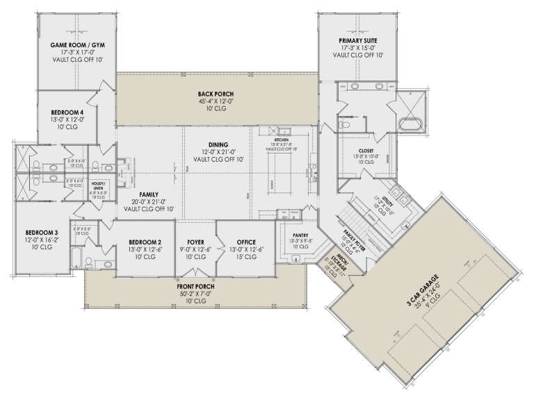 House Plan House Plan #30693 Drawing 1