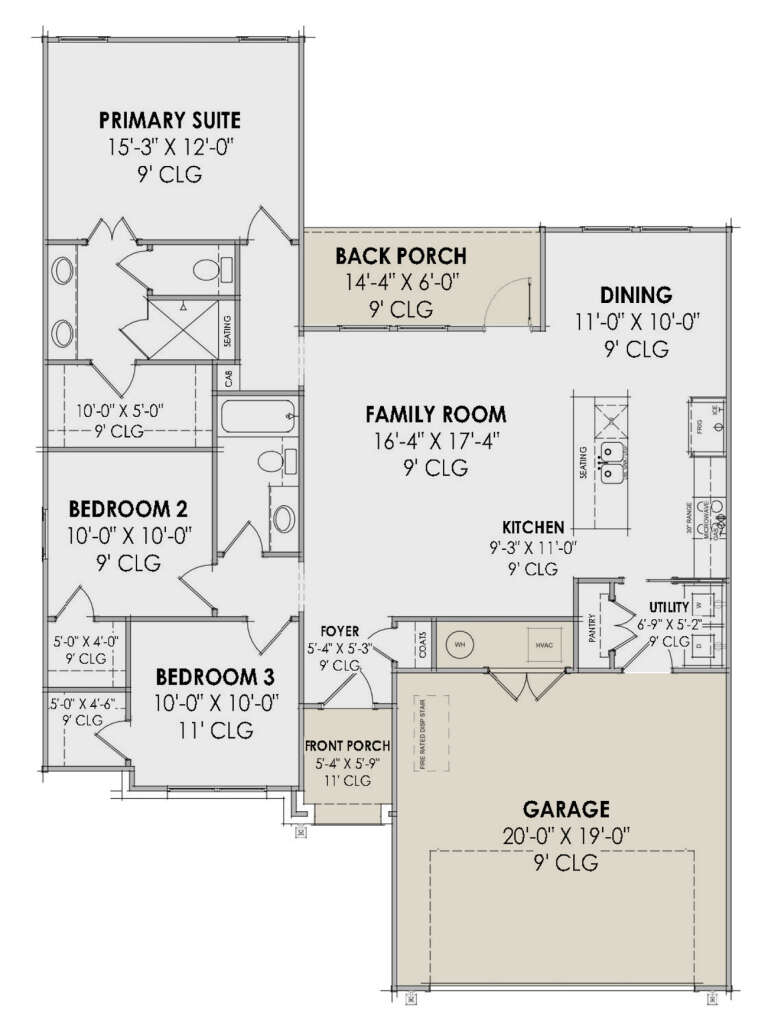 House Plan House Plan #30696 Drawing 1