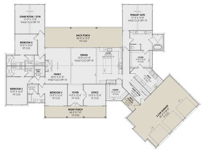 Main Floor  for House Plan #7983-00036