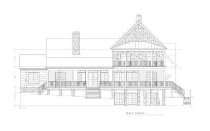 Modern Farmhouse House Plan #3290-00001 Elevation Photo