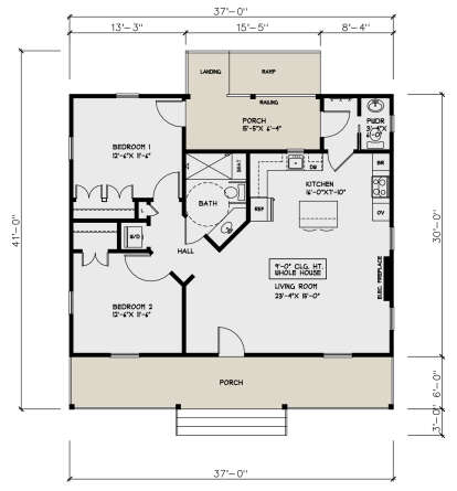 Main Floor  for House Plan #3290-00002