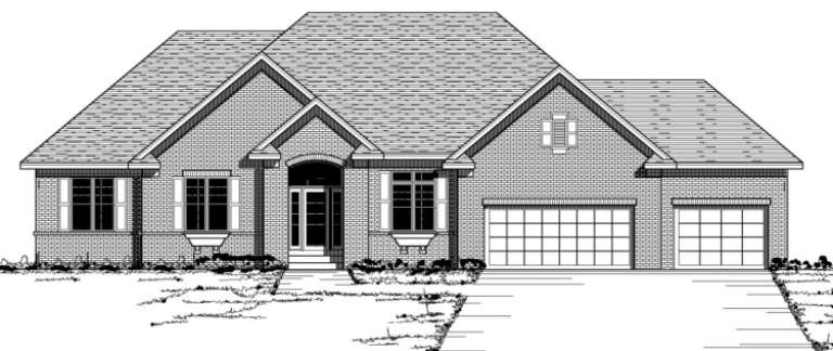 House Plan House Plan #3070 Front Elevation