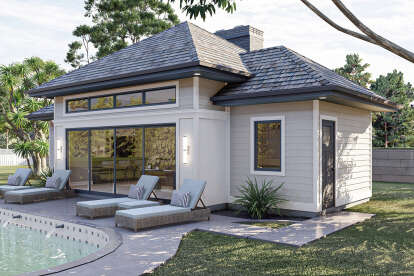 Contemporary House Plan #963-00896 Elevation Photo