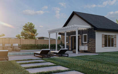 Craftsman House Plan #963-00900 Elevation Photo