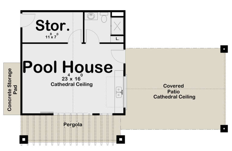 House Plan House Plan #30706 Drawing 1