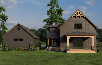 Modern Farmhouse House Plan #8318-00385 Elevation Photo