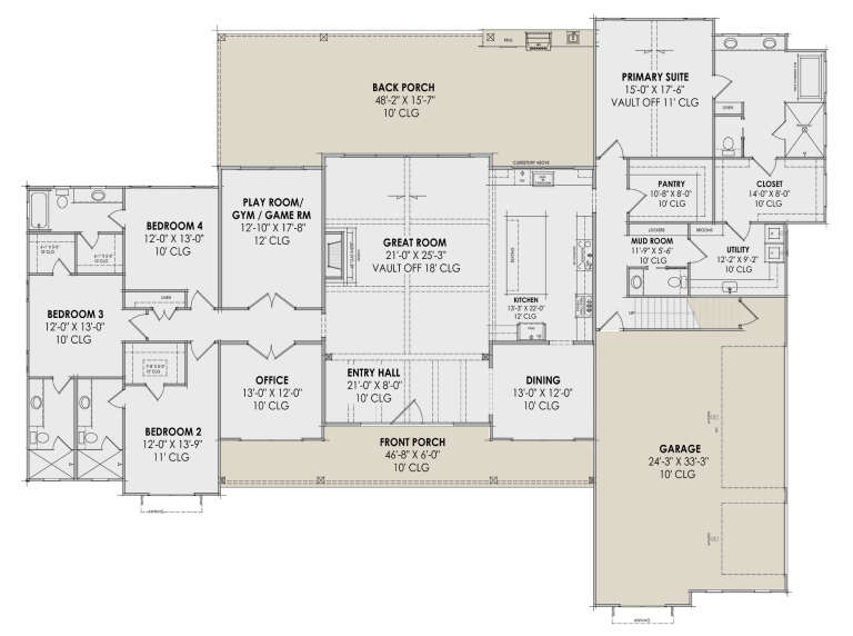 House Plan House Plan #30715 Drawing 1