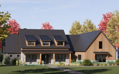 Modern Farmhouse House Plan #7983-00038 Elevation Photo