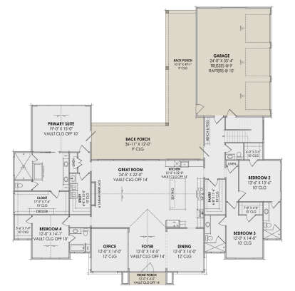 Main Floor  for House Plan #7983-00039