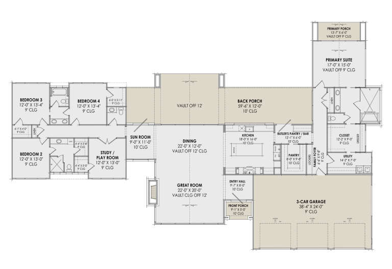 House Plan House Plan #30719 Drawing 1