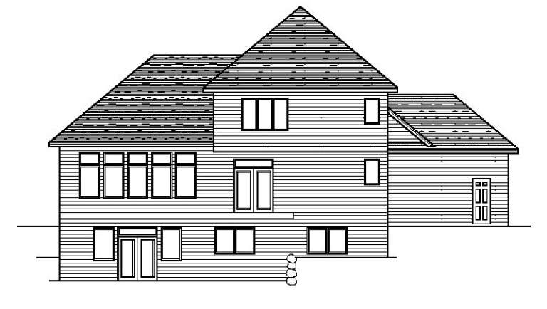 Traditional House Plan #098-00094 Elevation Photo