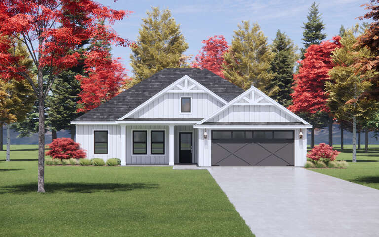 House Plan House Plan #30722 Front Elevation 