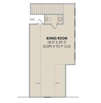 Bonus Room for House Plan #7983-00045