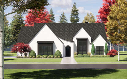 European House Plan #7983-00046 Elevation Photo