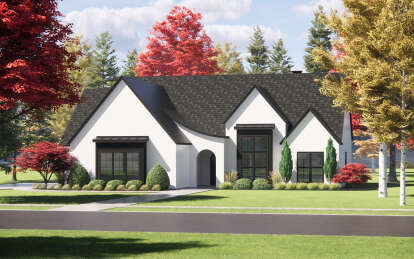 European House Plan #7983-00046 Elevation Photo