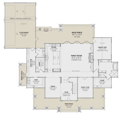 Main Floor  for House Plan #7983-00047