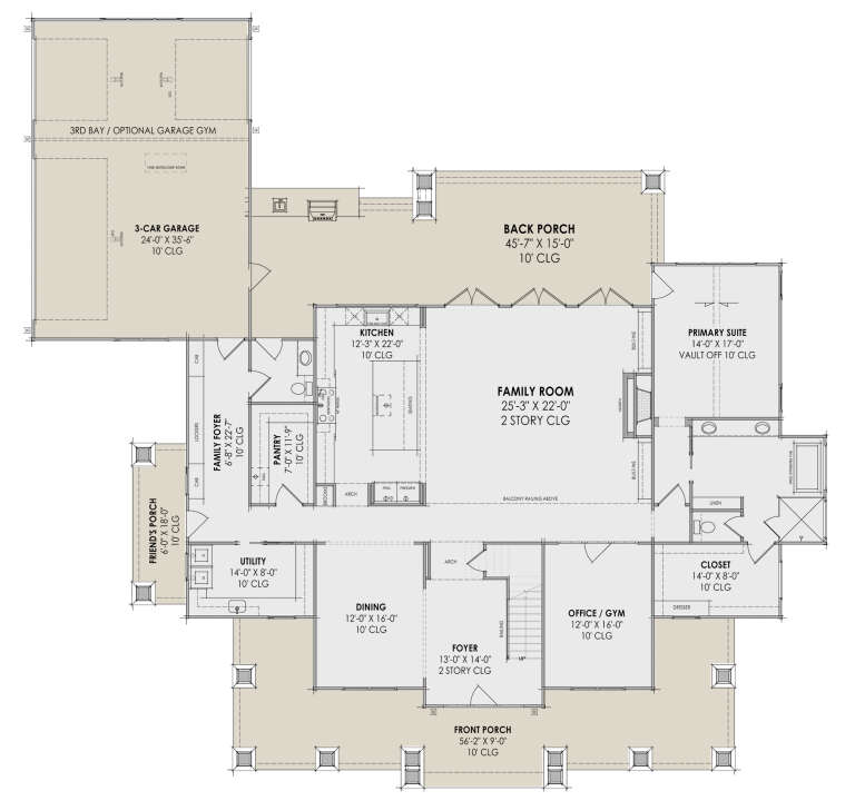 House Plan House Plan #30726 Drawing 1