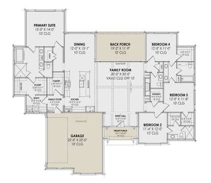 Main Floor  for House Plan #7983-00048