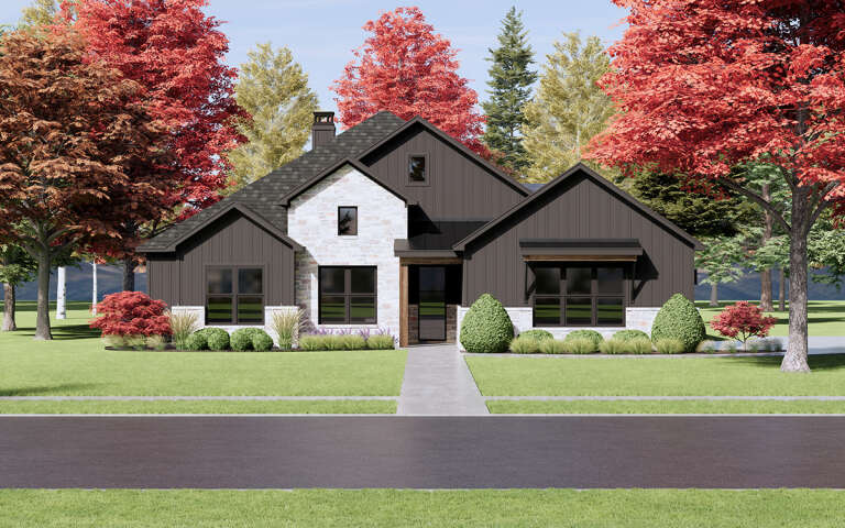 House Plan House Plan #30728 Front Elevation 