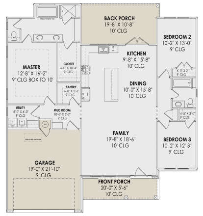 Main Floor  for House Plan #7983-00051