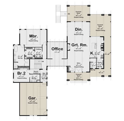 Main Floor  for House Plan #963-00910