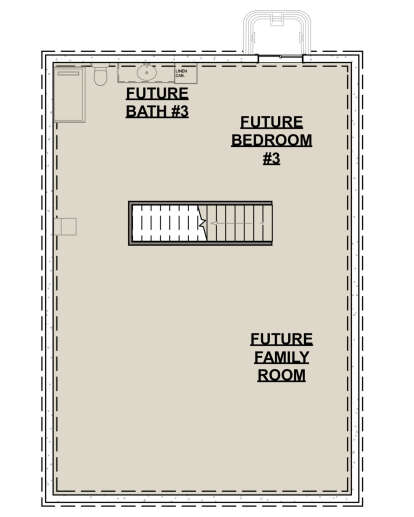 Basement for House Plan #1462-00112