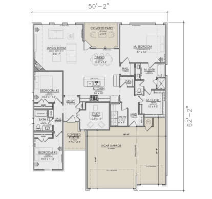 Main Floor  for House Plan #7071-00016